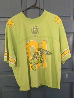 BOXLUNCH Mike Wizowski Green and Yellow Graphic Jersey Tee